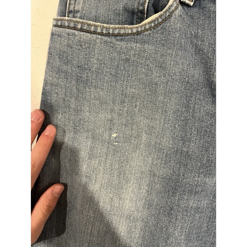 Vintage Levi's 505 Regular Fit Straight‎ Leg Blue Jeans Mens Size 34x32